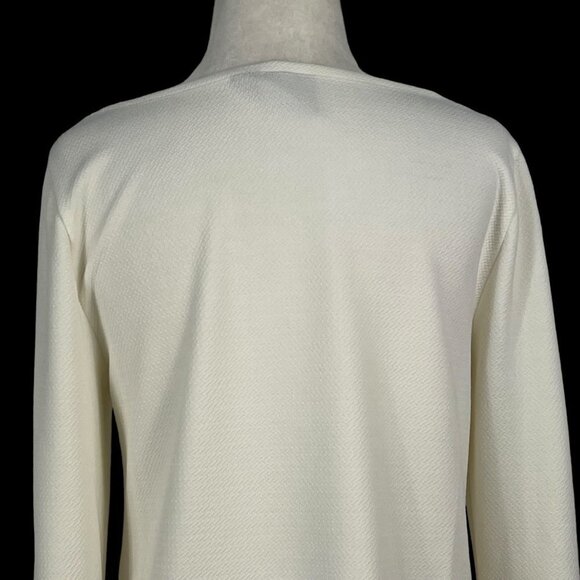 Travelers BY CHICO'S WOMEN'S CREAM TOP BOAT NECK SIZE 0 - Picture 7 of 16
